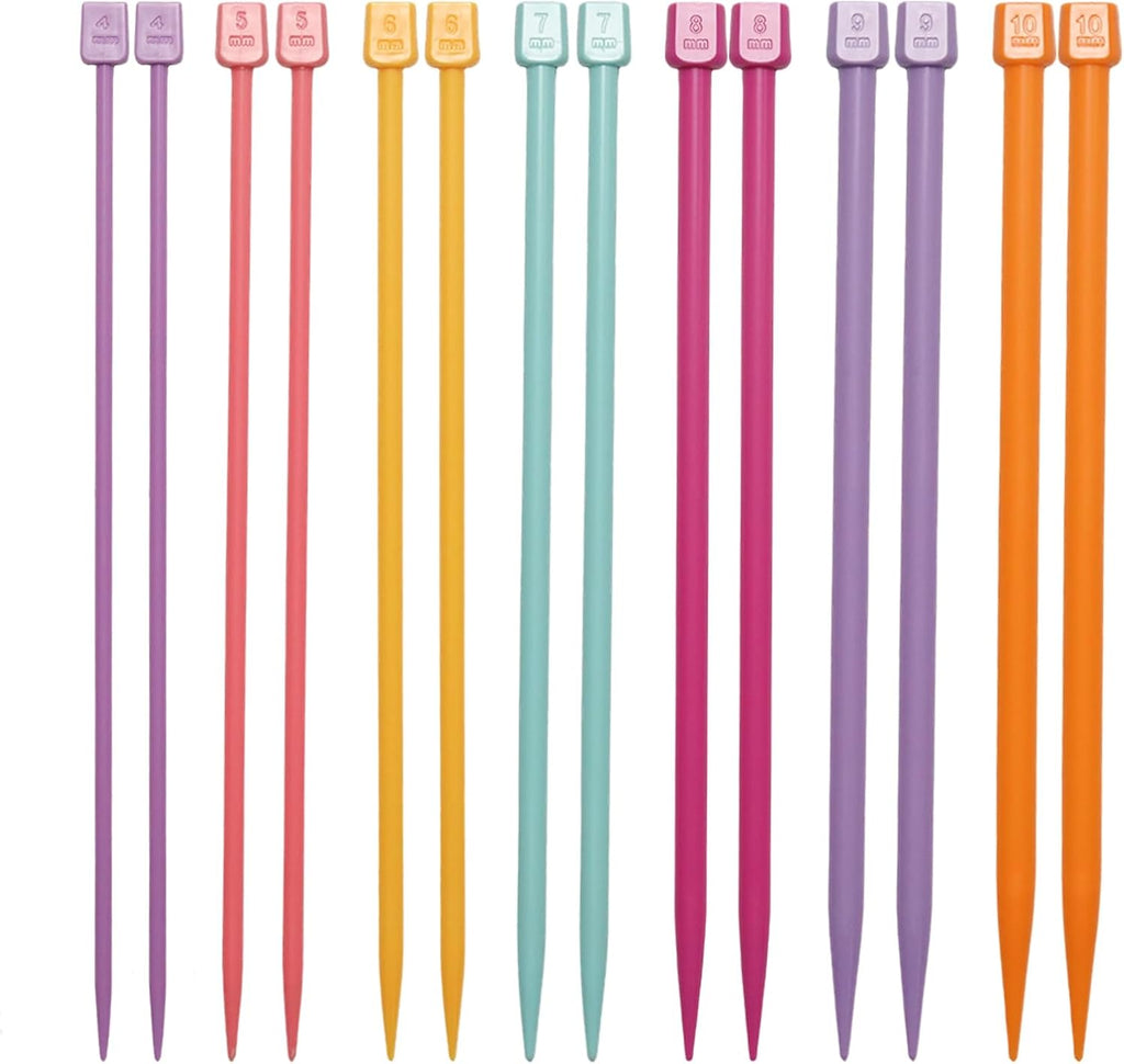 Yinluluna 14 PCS Knitting Needles, 4 mm-10 mm