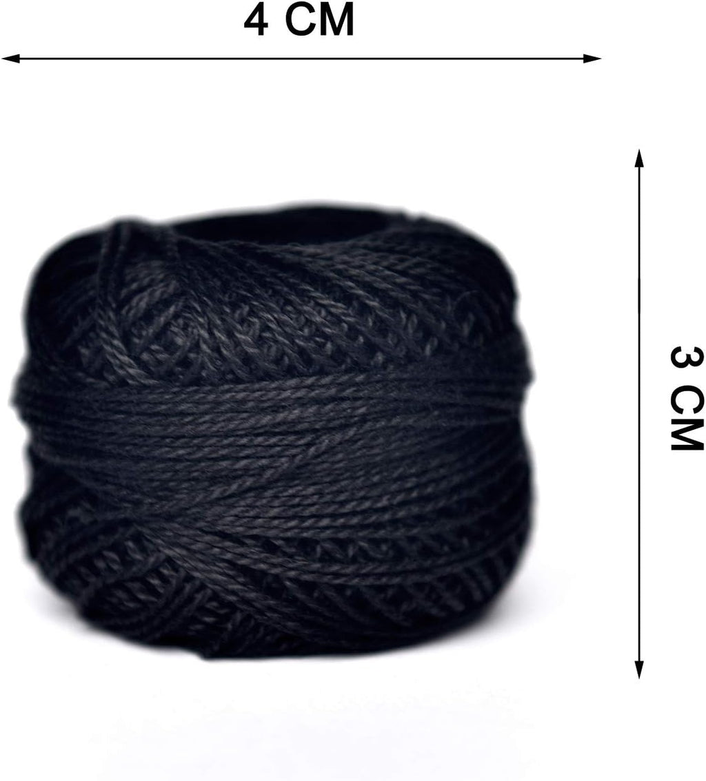 Colored BIRDCrochet Thread, Size 8 Crochet Yarn,2 Ply Cotton Yarn, 10