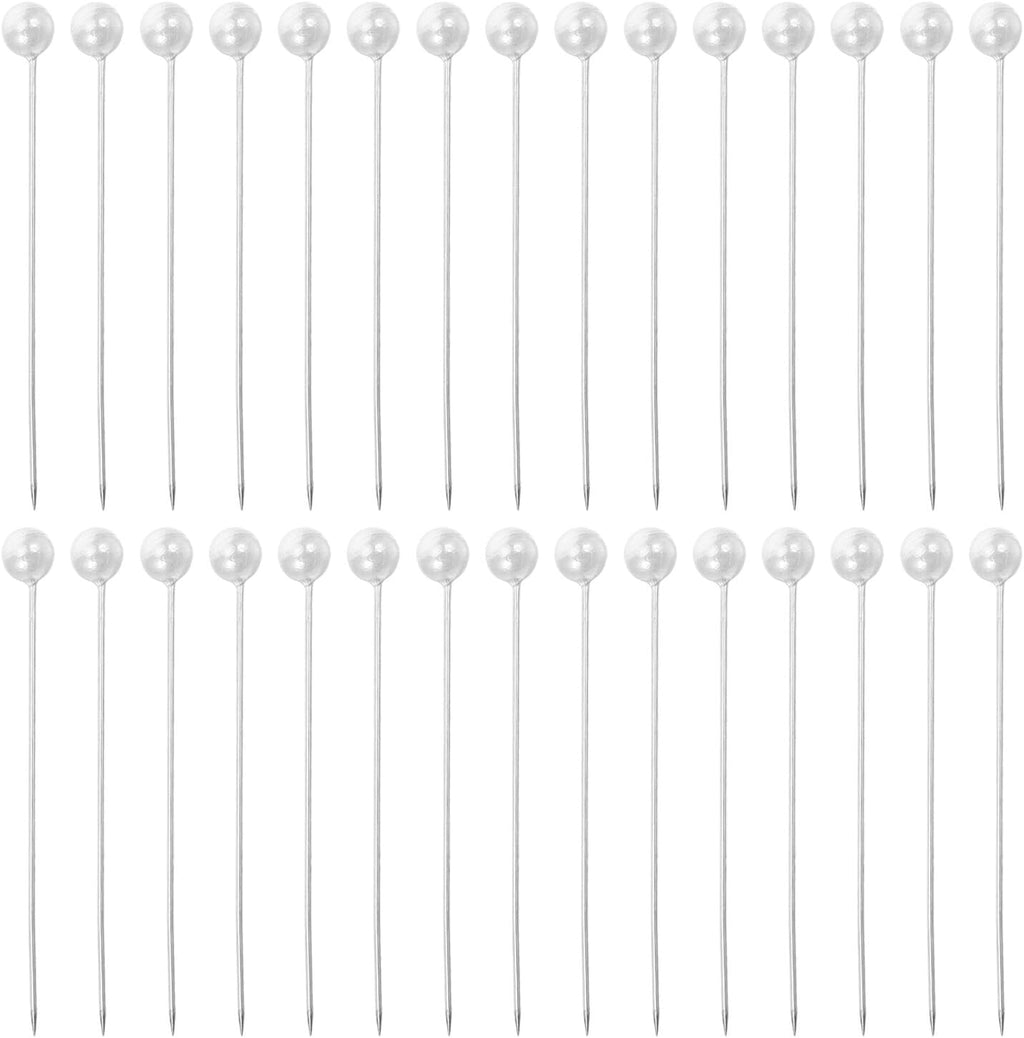 Sewing Pins for Fabric with White Pearl Heads, 20 Boxes