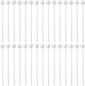 Sewing Pins for Fabric with White Pearl Heads, 20 Boxes