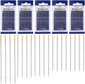 FREEBLOSS 50Pcs Sashiko Needles 4 Sizes Sashiko Hand Sewing Needles