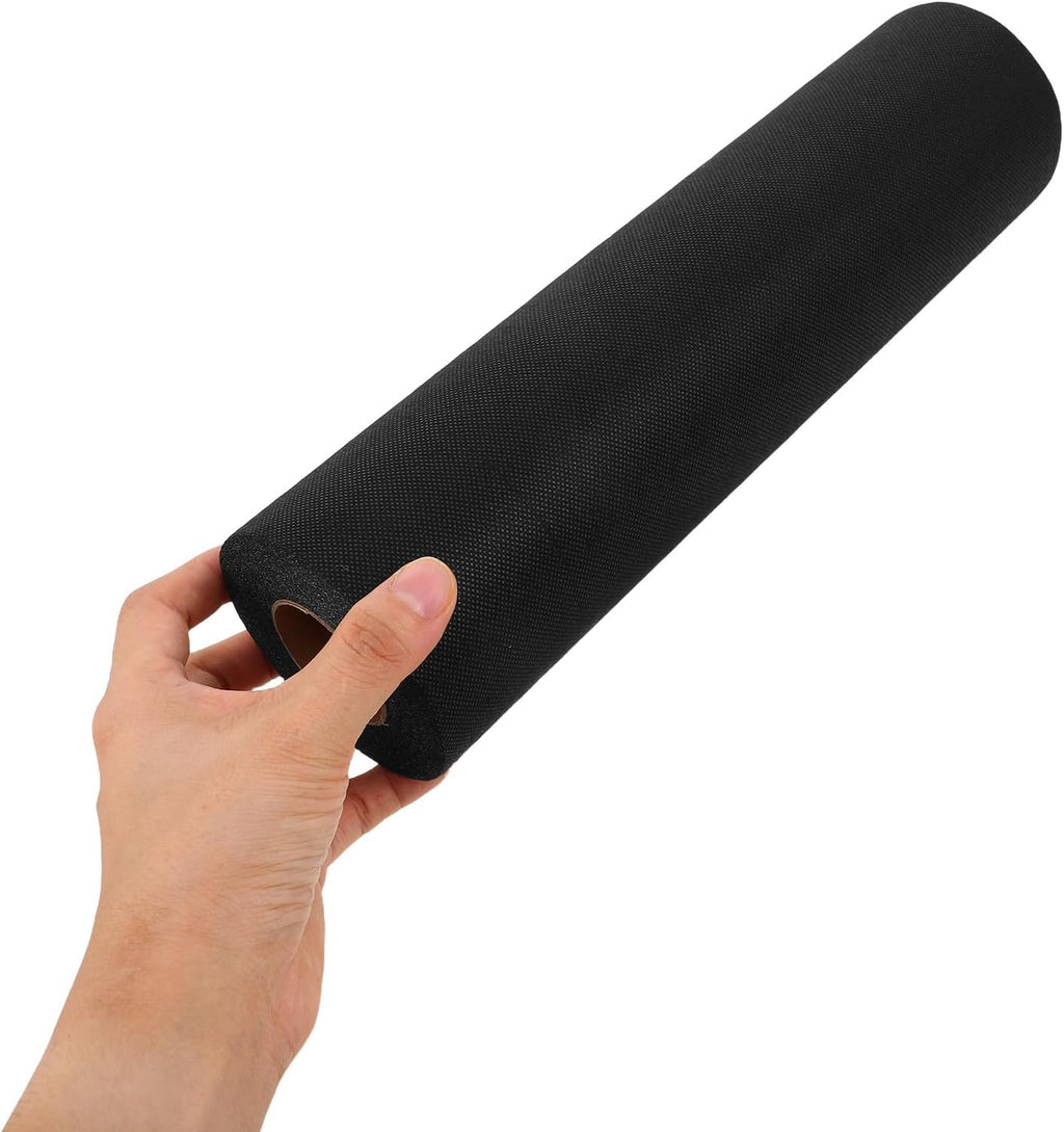 Black Fusible Non Woven Interfacing Fabric, Medium Weight 30yd X 12in