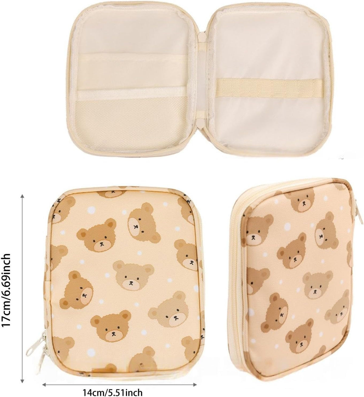 Crochet Hook Organizer Bag, Empty Oxford Fabric Storage Case,Style B