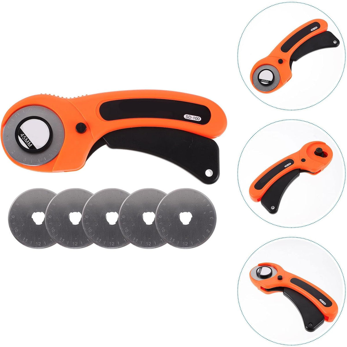 Rotary Cutter for Fabric Cutting, Quilters Sewing Tool