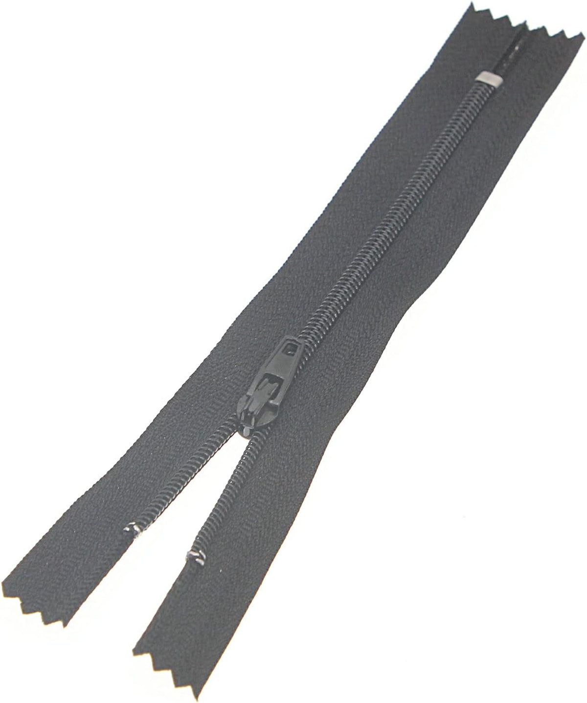 SHUNLI 20PCS 22 Inch #3 Nylon Coil Close End Zipper for Sewing (Black)