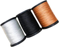 3 Rolls Waxed Sewing Thread Bookbinding Cord, 3 Colors