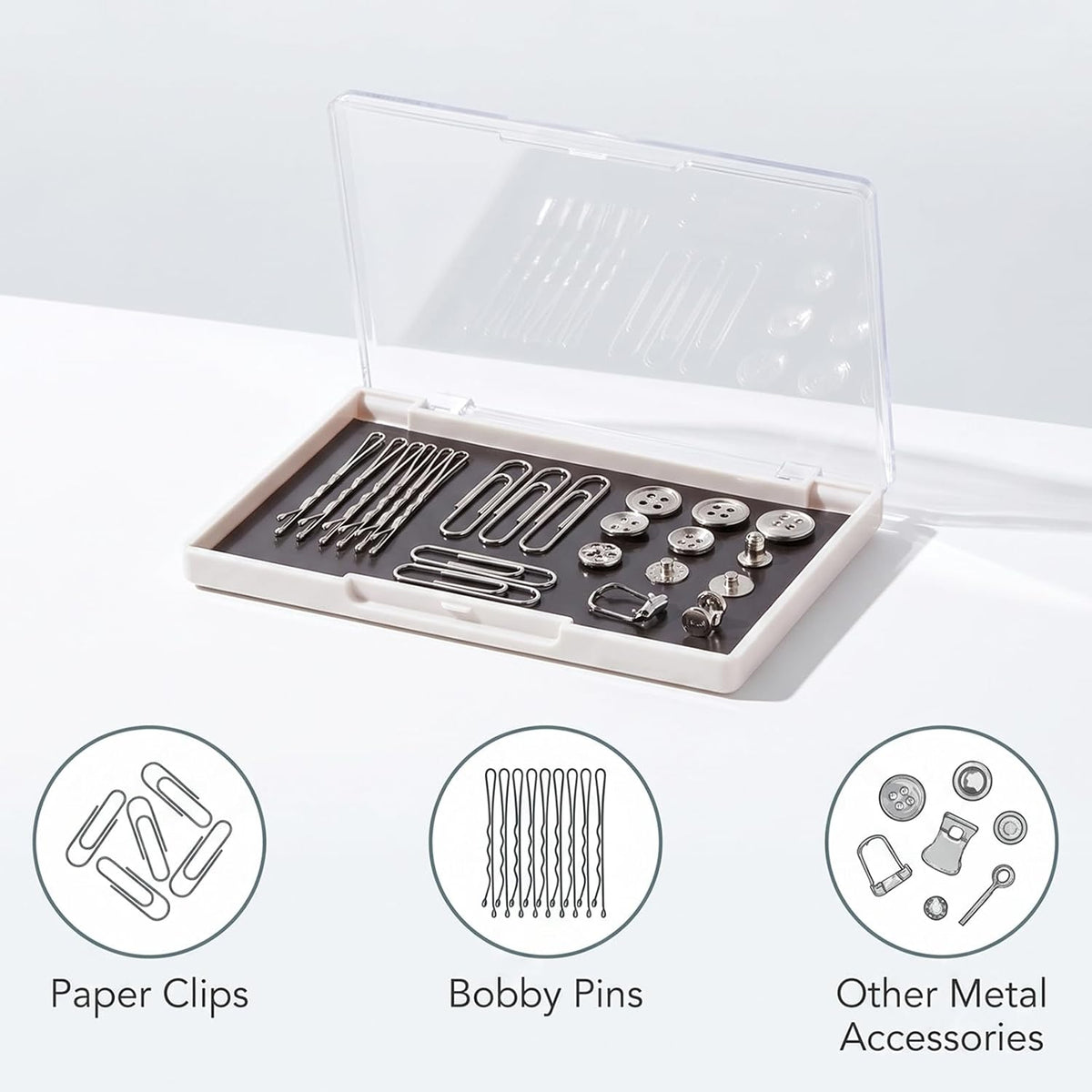 Magnetic Needle Case Portable Needle Holder Case Pin Storage Box