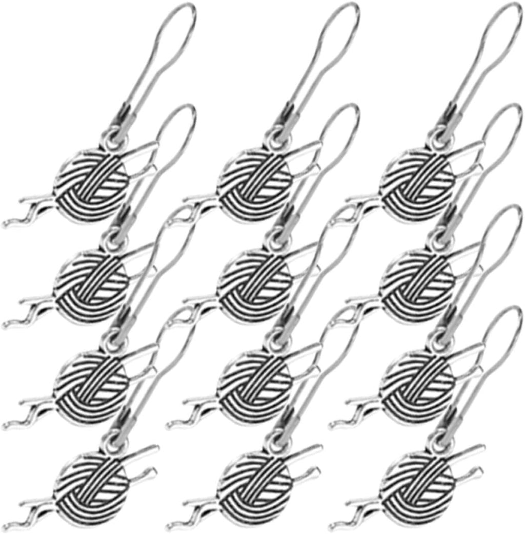 12pcs Metal Knitting Stitch Markers for DIY Crafters Winter Season