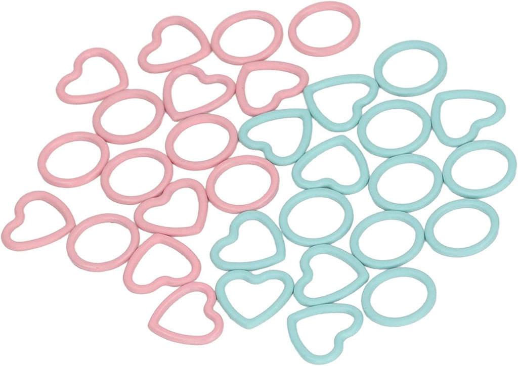 COMTERVI Knitting Stitch Markers Durable Metal Rings for DIY Crafts