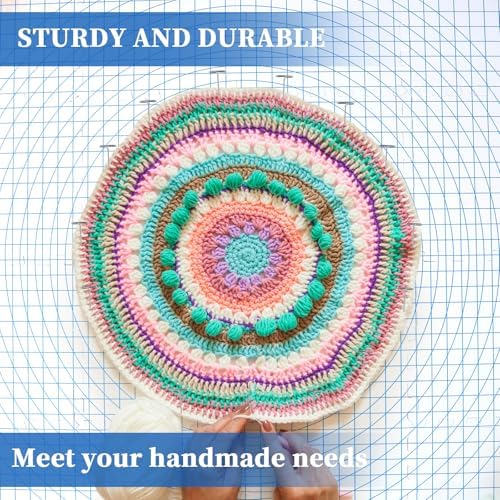 Threehoney 16-Piece Blocking Mats with 250 T-Pins