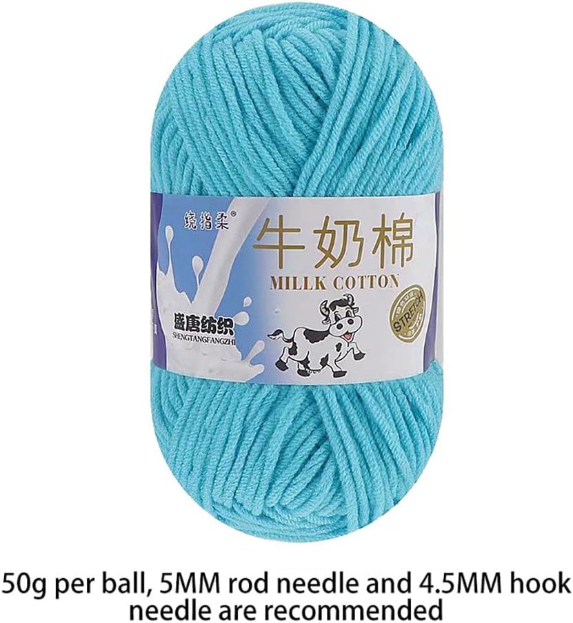 2PCS Mini Acrylic Yarn Skeins | 50G Soft Yarn Crochet Knitting for