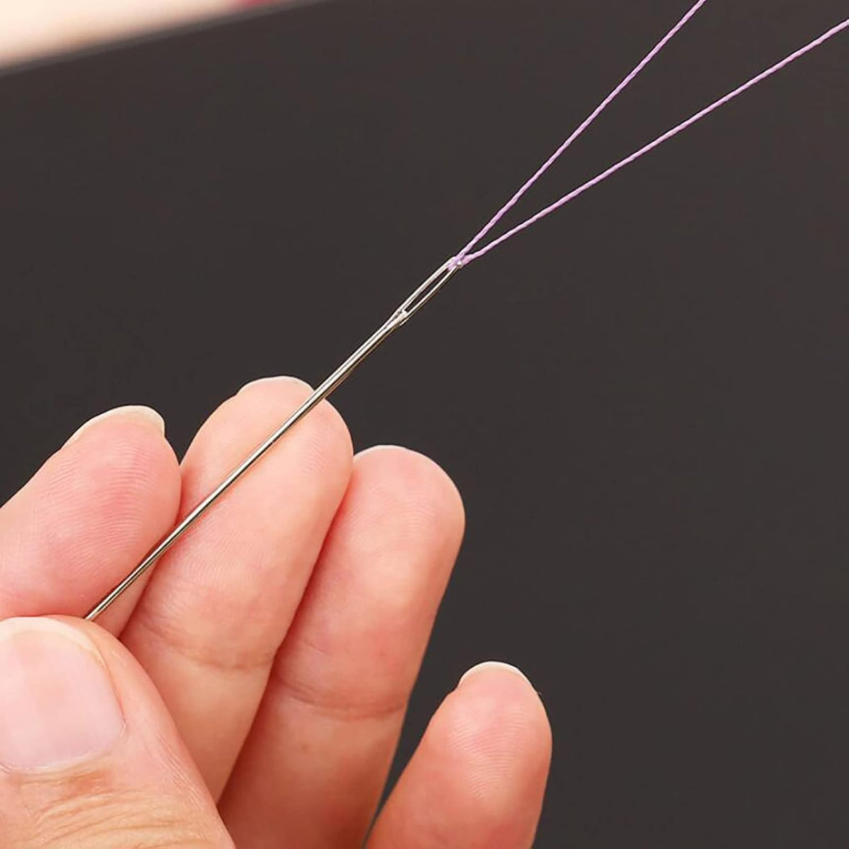 30 PCS Large Eye Sewing Needles Stainless Steel, 1.6in/2in/2.4in Sharp