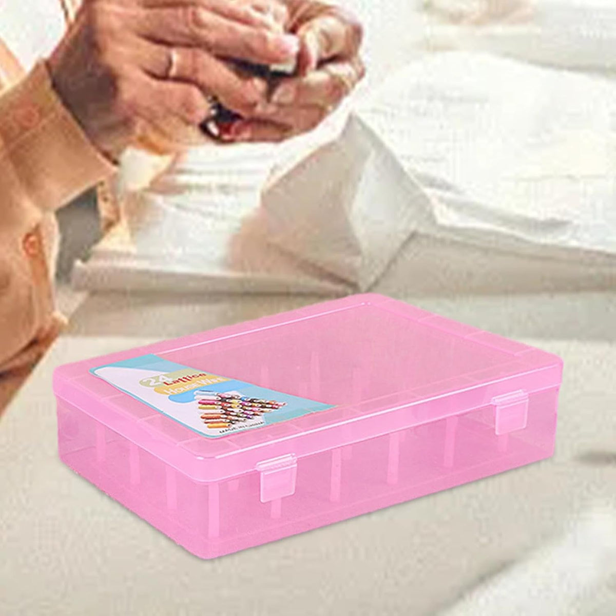 Sewing Thread Storage Box Sewing Reel Case for Spools Household