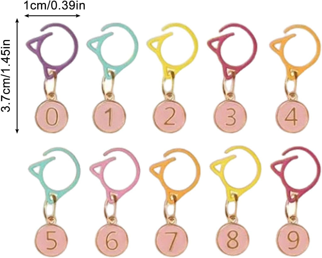 Knitting Stitch Markers Metal Stainless Steel Crochet Stitch Marker