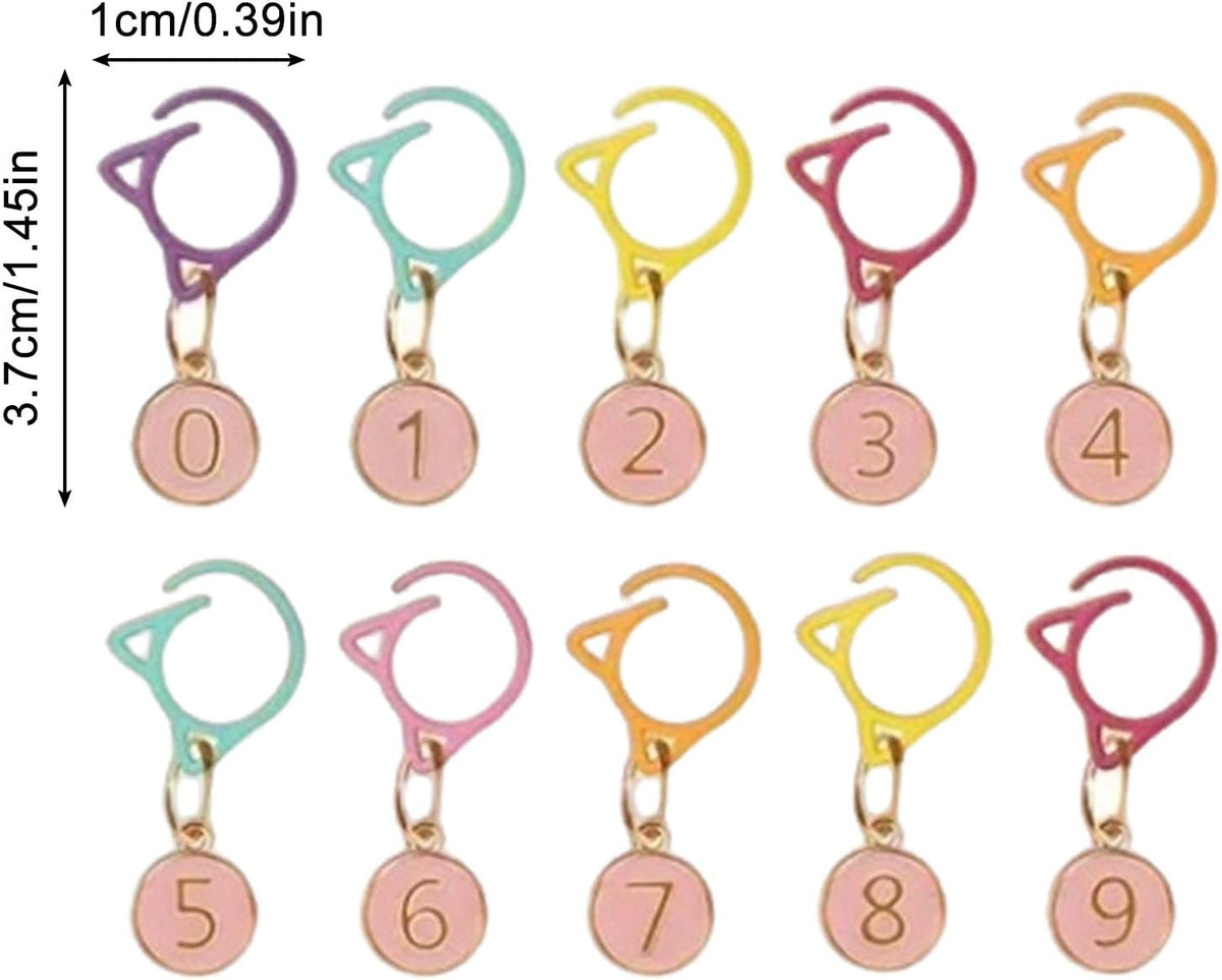 Knitting Stitch Markers Metal Stainless Steel Crochet Stitch Marker