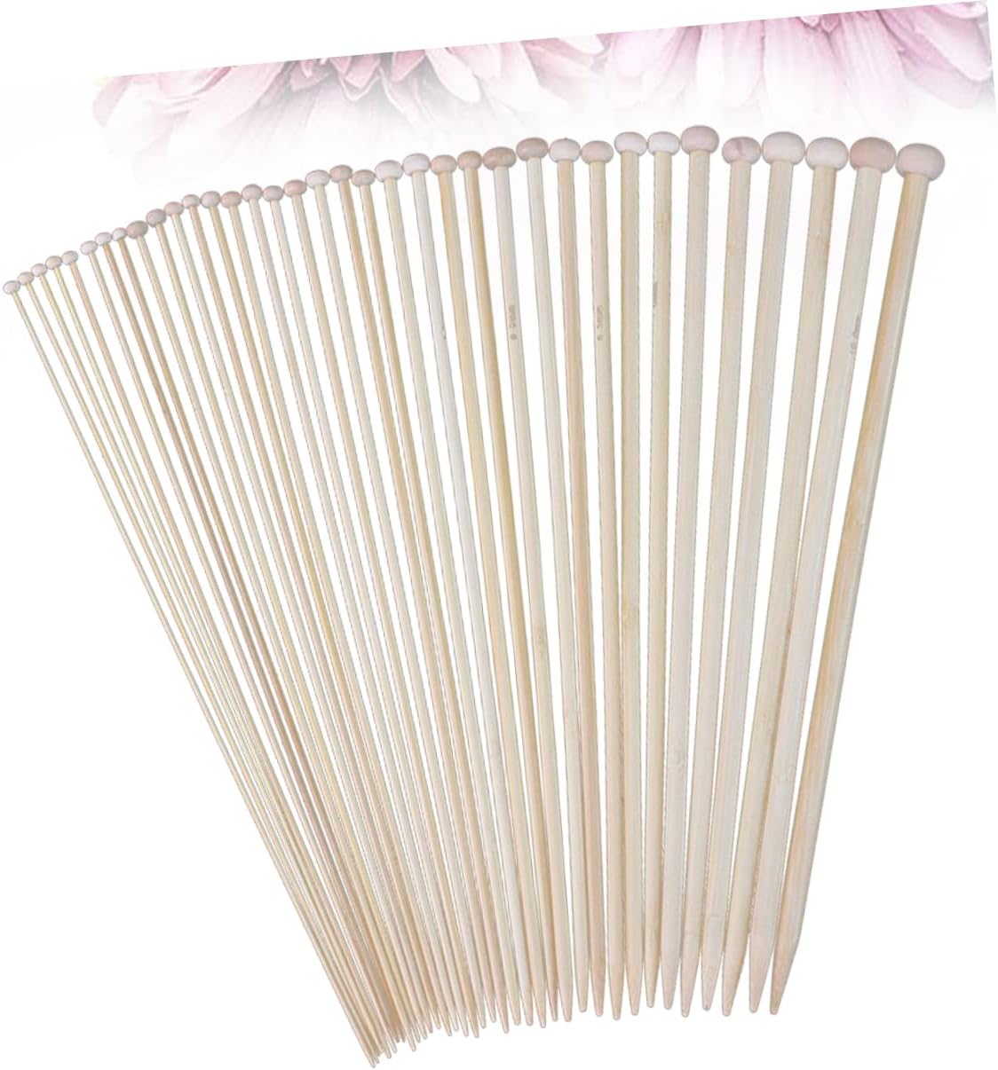 36 Piece Single Pointed Knitting Needles Set for DIY