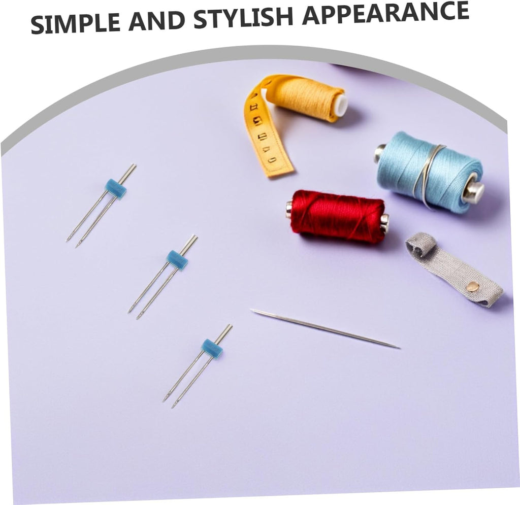 Universal Twin Needles 12Pcs for Sewing Machine, Double Stitch