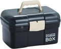 Kinsorcai 11'' Plastic Box Organizer with Removable Tray, Sewing