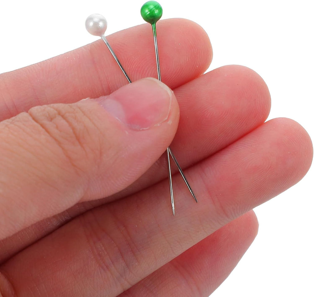 20 Boxes Straight Sewing Pins with Pearl Heads