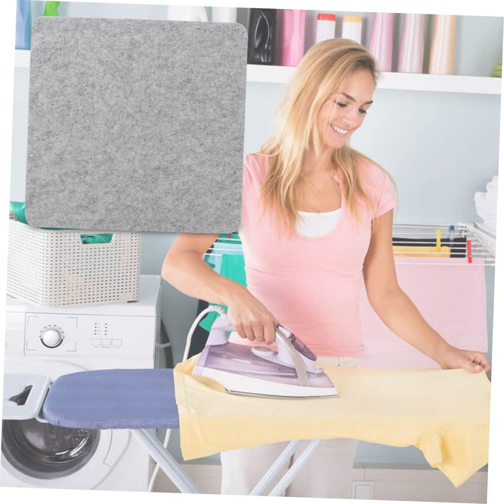 Wool Pressing Mat for Quilting, 10x10 inch Ironing Pad for Sewing