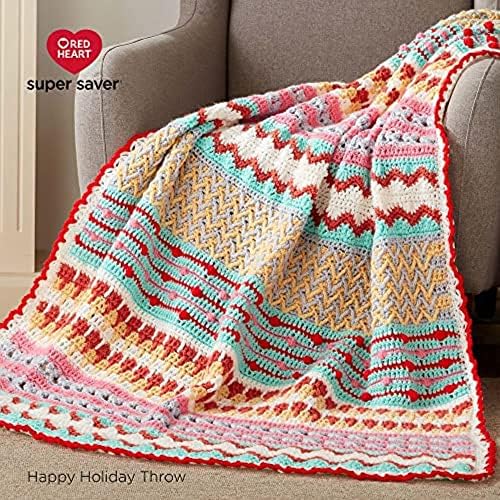 Red Heart Super Saver Bright Yellow Yarn - 3 Pack of 198g/7oz