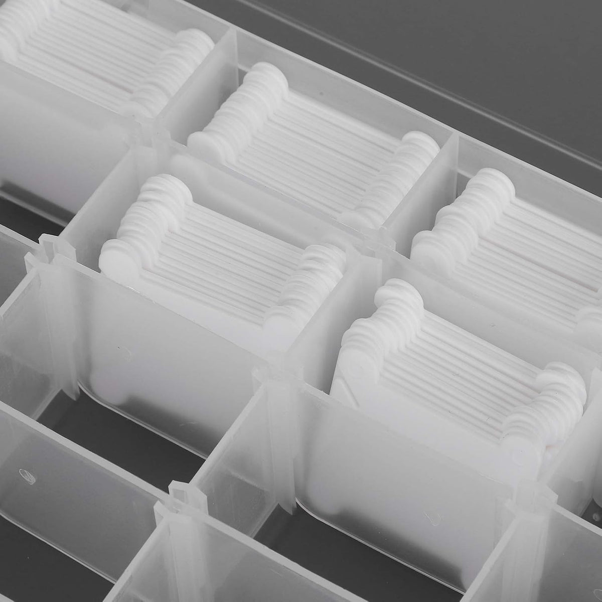 Embroidery Thread Organizer, Transparent Plastic Winding Plate Bobbin