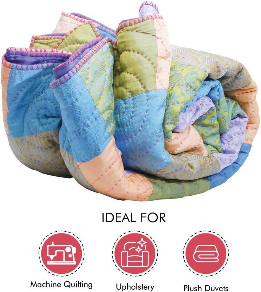 Fairfield Poly-Fil Hi-Loft Quilt Batting, Premium Polyester Batting