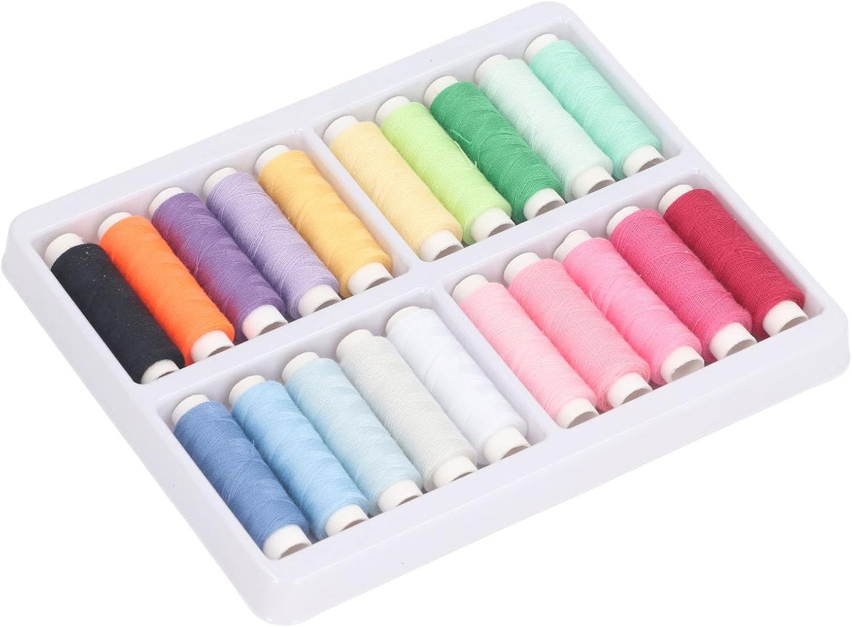 Zopsc 20 Colors Polyester Sewing Thread Kit 328ft Spools (20 Colors