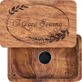 SAVINA Sewing Needle Storage Box - DIY Wooden Sewing Pins Organizer.