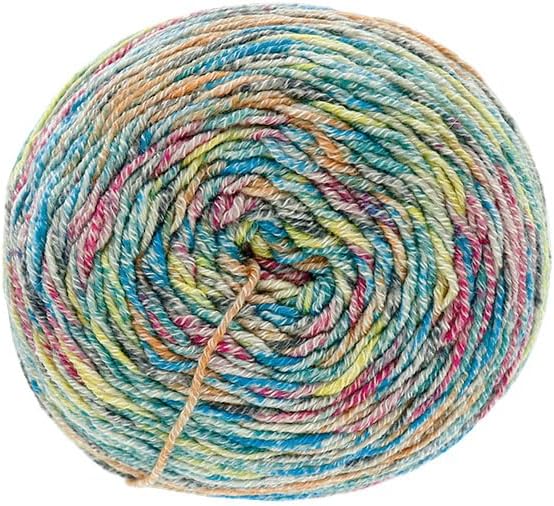 ユザワヤ(Yuzawaya) Free Sock Cotton Yarn, Fingering Weight, Color D77-04