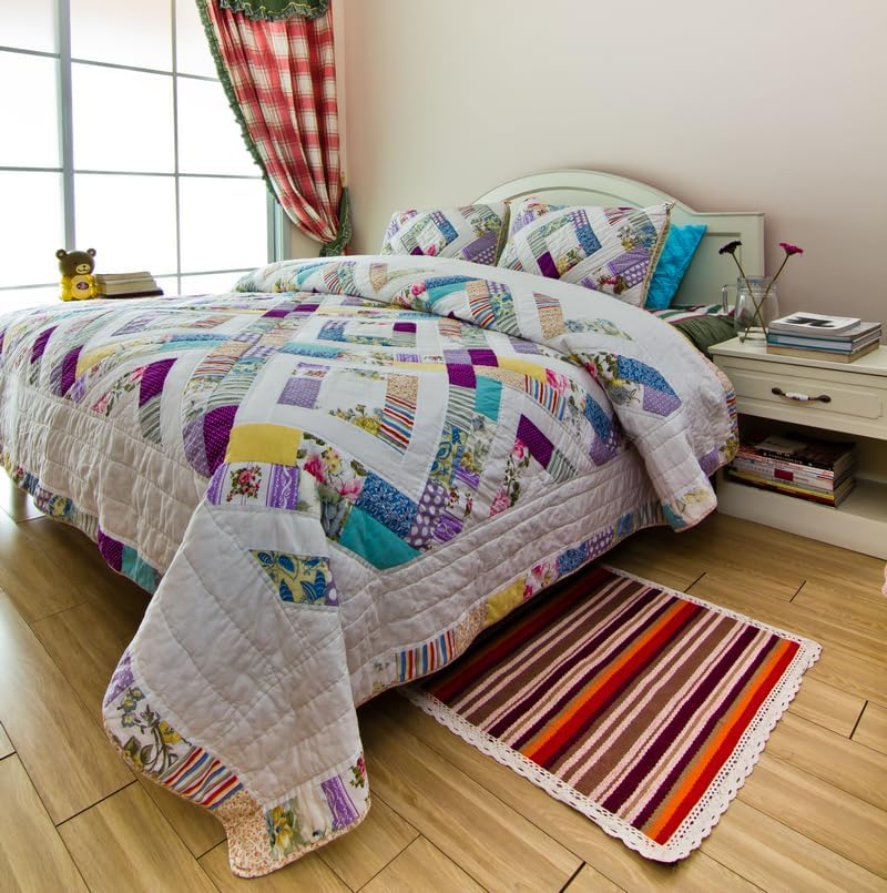 LENAILIN 92X108 Inches 200GSM Cotton Quilt Batting