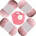 JACOJE 1/2/4 Pack T-Shirt Yarn, Each Package 100g Elastic Fabric Cloth