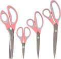 JubileeYarn Titanium Softgrip Scissors Set - Pinking, Sewing, Arts