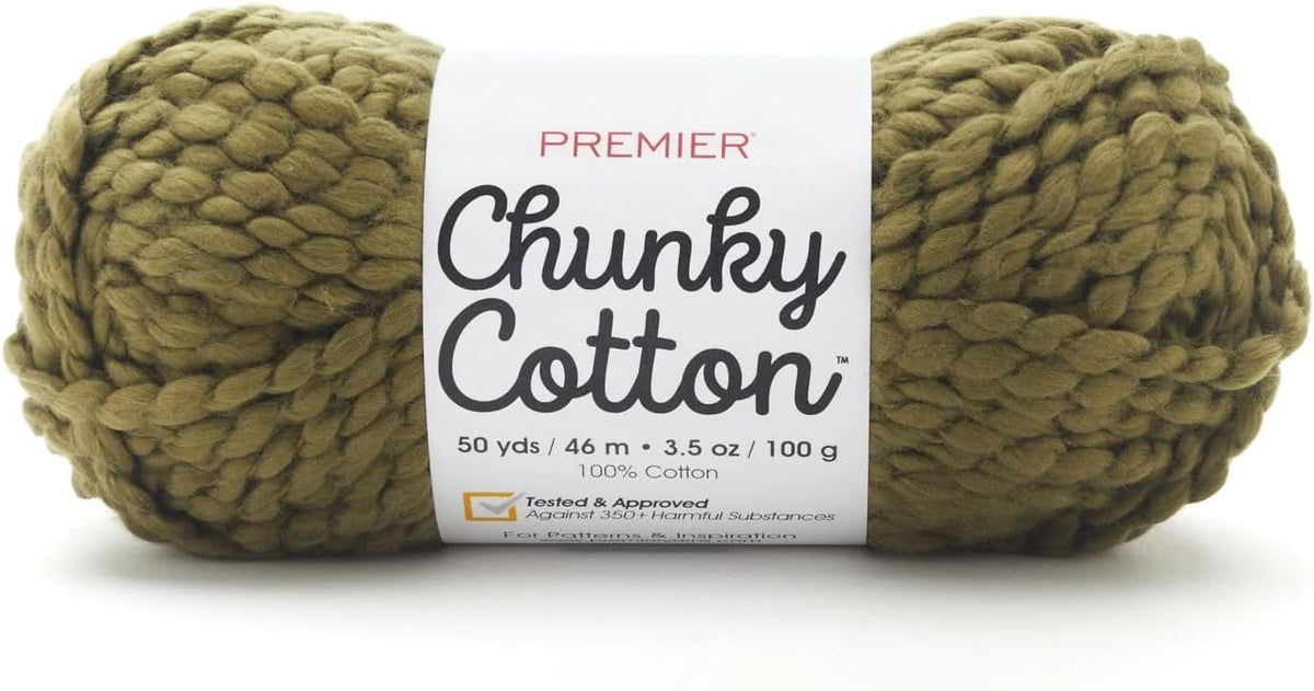 Premier Yarns Chunky Cotton Yarn, Ideal Yarn for Crocheting and