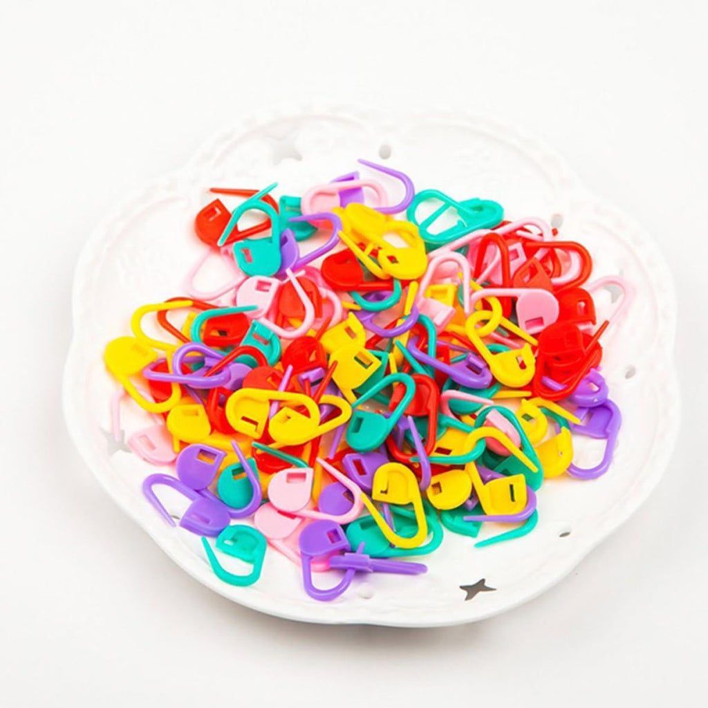 ARTIBETTER 120 Pcs Locking Stitch Markers, 10 Colors Included with Box