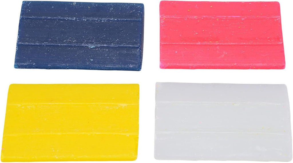 Tailors Chalk, Wax Fabric Marker 50 Sheets 4 Colors Washable for
