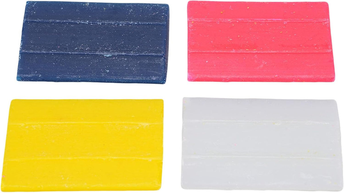 Tailors Chalk, Wax Fabric Marker 50 Sheets 4 Colors Washable for