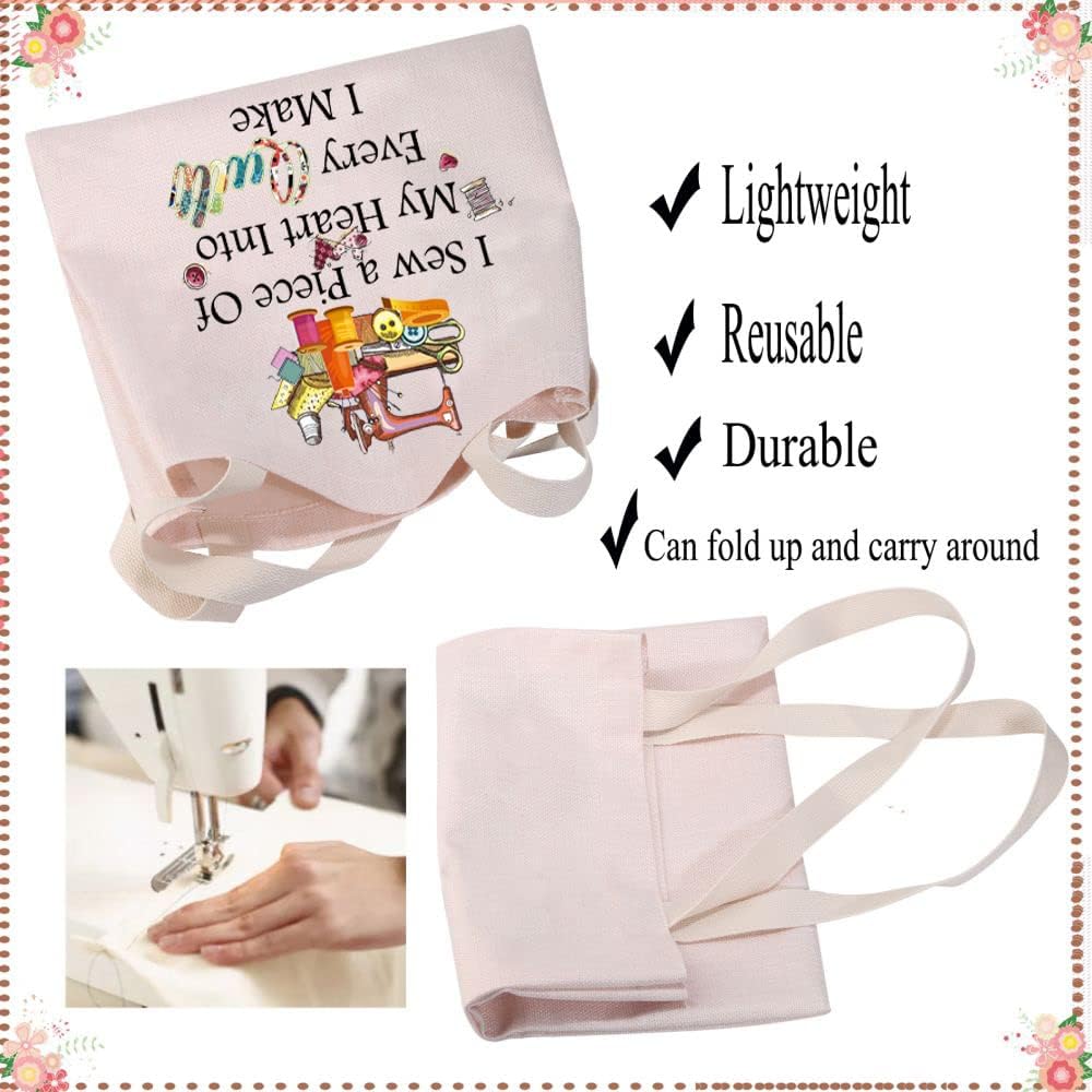 JYTAPP Quilter Gift Tote Bag - Sewing Accessories Bag For Quilter