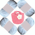 JACOJE 1/2/4 Pack T-Shirt Yarn, Each Package 100g Elastic Fabric Cloth