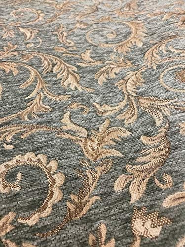Upholstery Chenille Saxxon Floral Leaf Drapery Home Fabric the Yard