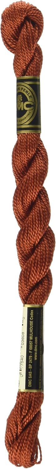 DMC 115 5-919 Pearl Cotton Thread, Red Copper, Size 5