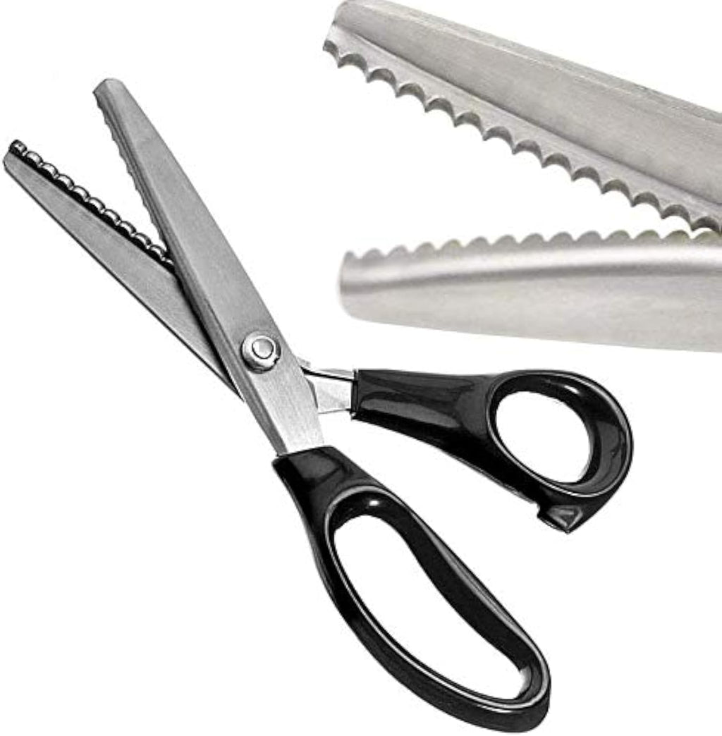 Pinking Shears for Fabric Paper Cutting, Stainless Steel