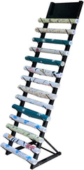 Commercial Fabric Roll Storage Rack, Heavy Duty Steel Organizer Holder