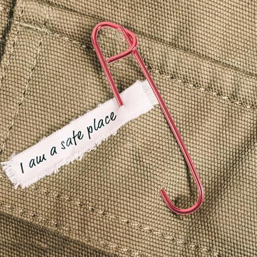 50Pcs Aluminum Curved Stitch Holders, Safety Marker Pins