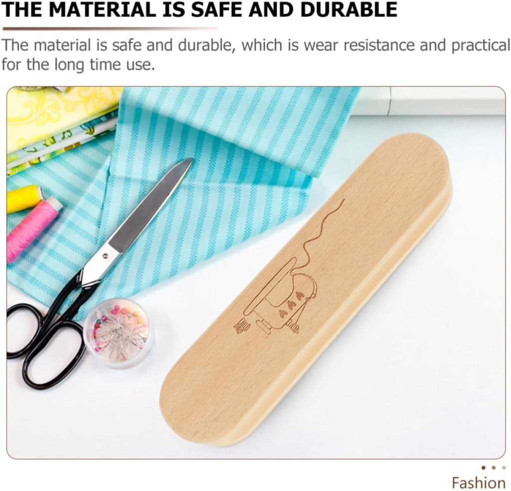 Handheld Wooden Quilter Block for Pressing Fabric Seams