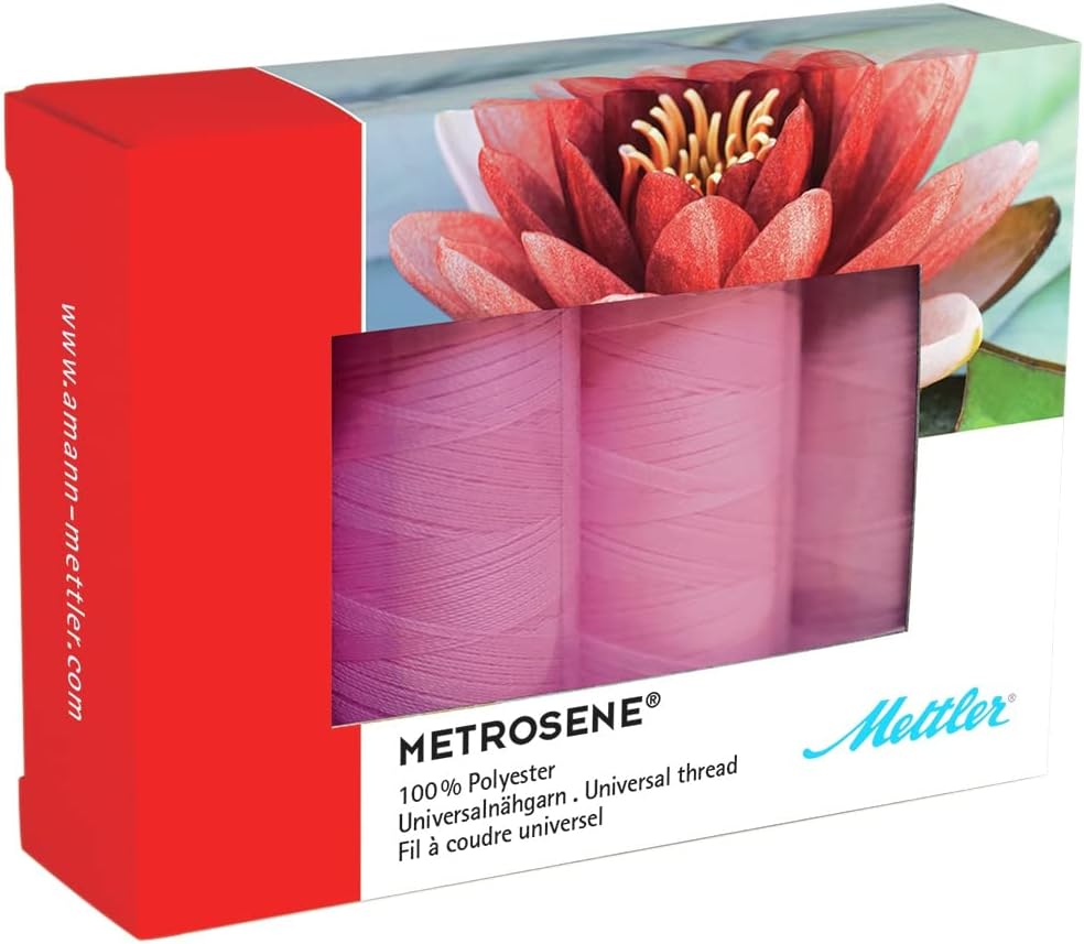 Mettler Metrosene Thread Set, Pinks