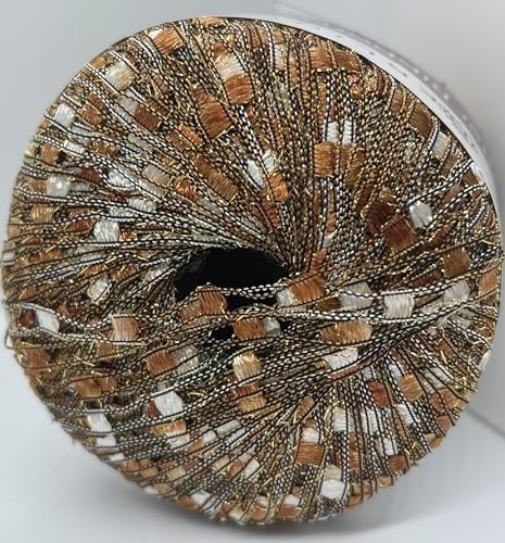 Berlini Ladder Ribbon Glitter Yarn - 50 Grams (1.75 Ounces), 142 Yards