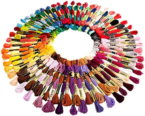 100-Color Embroidery Floss Set for Cross Stitch and Friendship