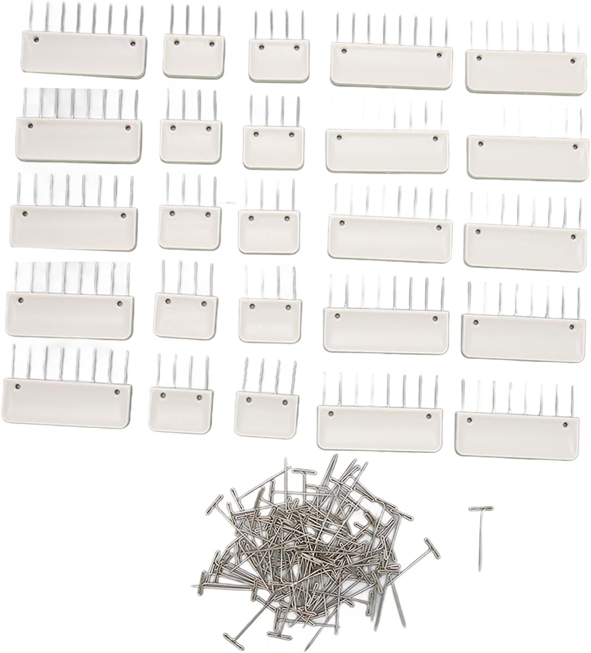 ZAICOLER Knit Blocking Combs for Knitting Crochet, 25 Piece Set