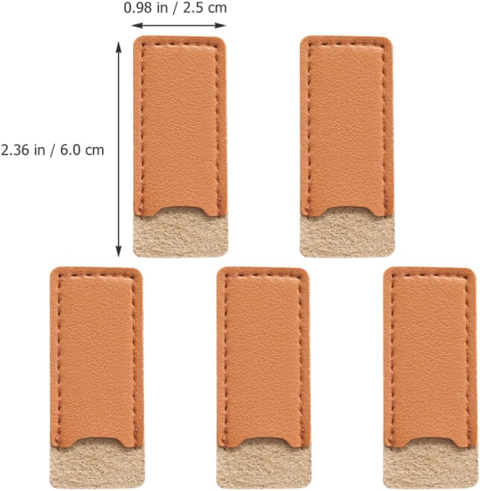 5Pcs Leather Scissor Sheaths, Protective Covers for Sewing Scissors